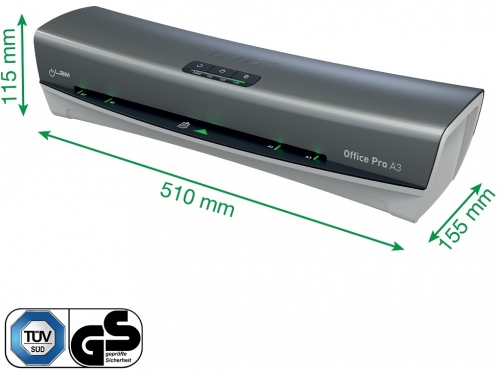 Laminator iLAM A3 Office Pro, kit folii inclus, Leitz